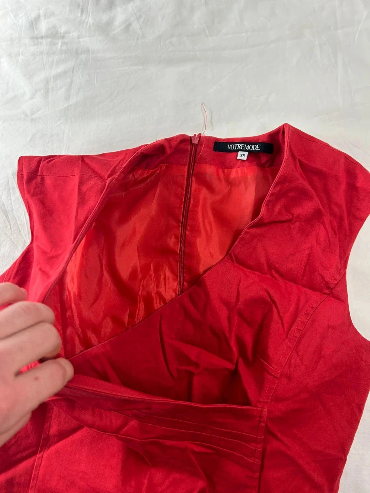 Vintage red dress your fashion. – photo 8